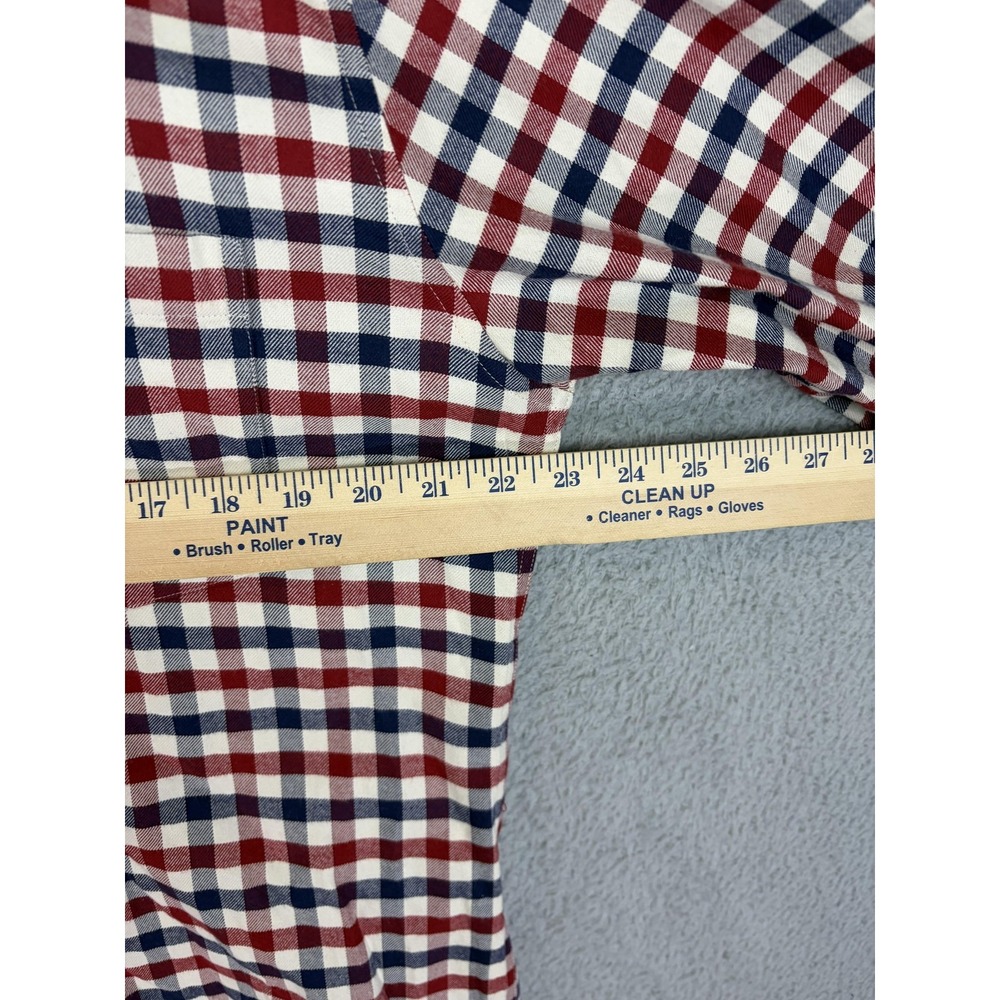Barbour Shirt Mens Medium Multicolor Check Long Sleeve Button Down Cotton Casual - Picture 4 of 9